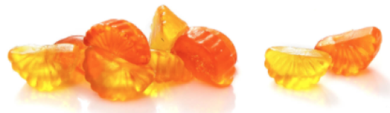 1 KG bag soft candy mandarine aromatic jelly